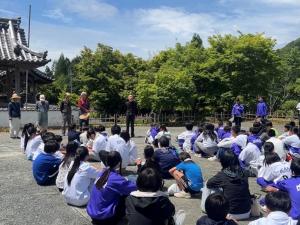 山野町学習活動支援会あいさつ開会式