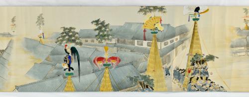 ▲「左義長の起源」(福山市〔阿部家旧蔵〕)