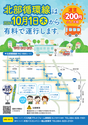 神辺・駅家ルートチラシ