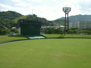 竹ケ端運動公園野球場写真