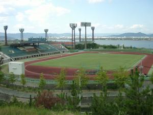 竹ケ端運動公園陸上競技場写真