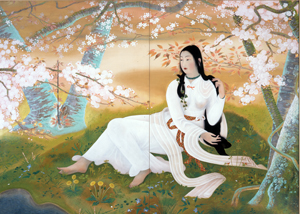 堂本印象《木華開耶媛》1929年　京都府立堂本印象美術館蔵