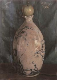 《壺の上に林檎が載って在る》1916年 東京国立近代美術館