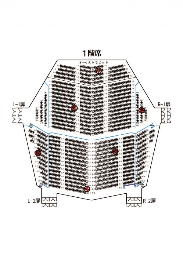 １階席