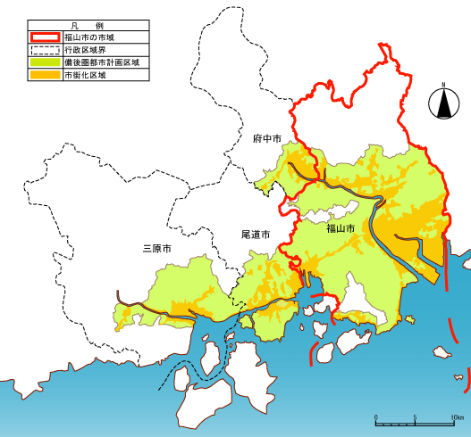 備後圏都市計画区域