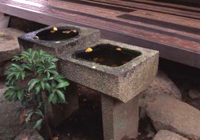 方円の器「手水鉢」