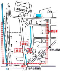 創設時の伽藍配置図