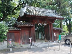 旧阿部神社赤門