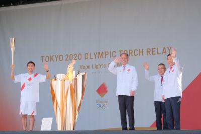 東京２０２０オリンピック聖火リレーセレブレーションの写真