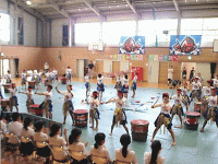 井田小学校の歓迎式典１