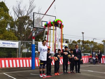 福山メモリアルパーク　「３×３」コートオープニングイベントの写真