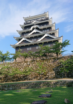 福山城天守北側