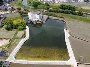 古市排水ポンプ場遊水池