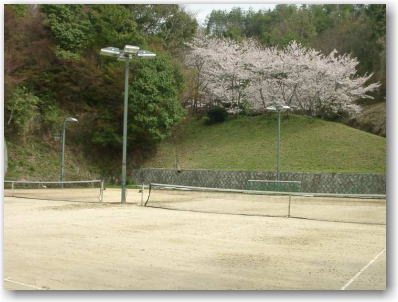 大佐山運動公園庭球場写真