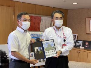 「福山城築城４００年記念切手」完成報告会の写真１