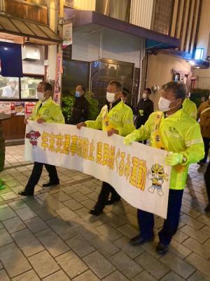 福山東地区年末警戒パトロール出発式の写真２