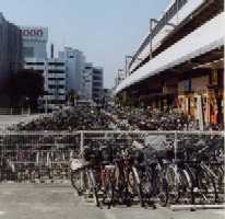 自転車駐輪場写真