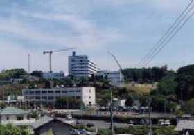 福山東インターと市民病院の写真