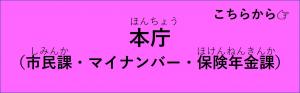 本庁市民課・マイナンバー・保険年金課の混雑状況