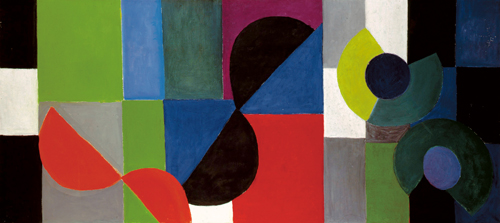 ソニア・ドローネー《色彩のリズム》1953年 ふくやま美術館蔵
