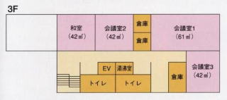 市民参画センター３階概略図