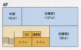 市民参画センター４階概略図