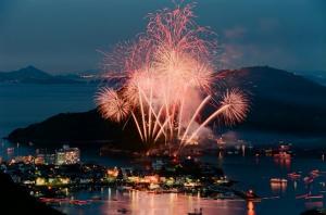 弁天島花火大会の写真