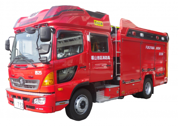西署13mブーム付多目的消防ポンプ自動車