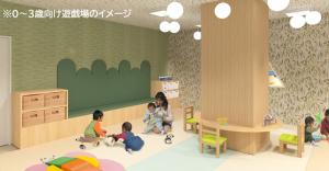 ０～３歳向け遊戯場のイメージ